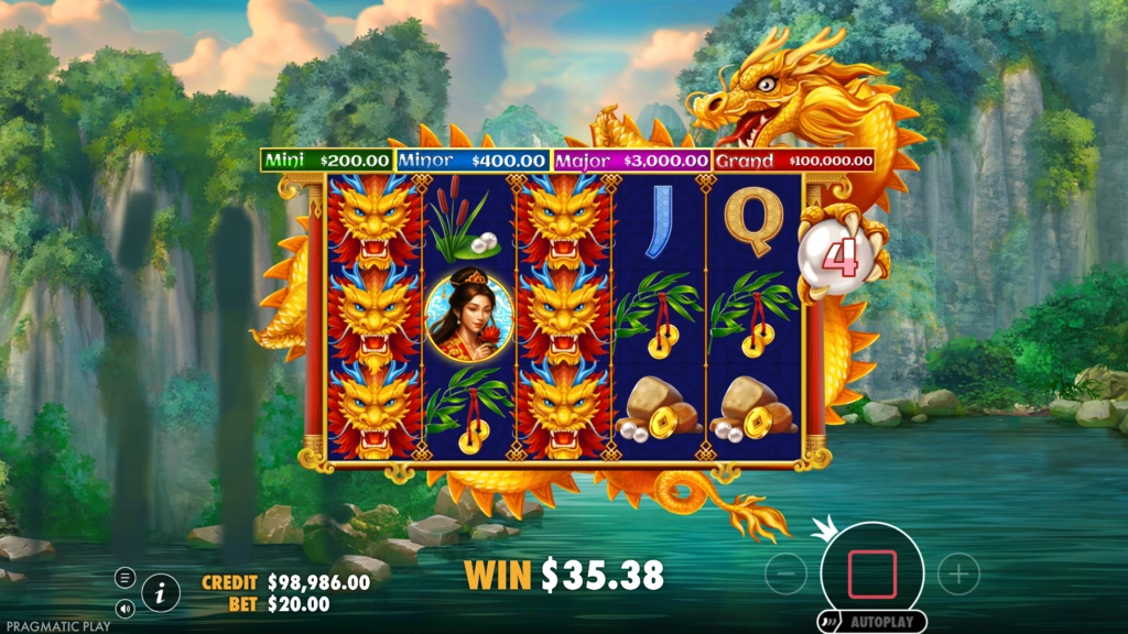 Dragon's Gate – Bonus Choice Expanding Wild